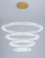Modern Round Ring Crystal Chandelier