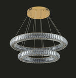 Modern Round Ring Crystal Chandelier