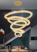 Modern Round Ring Crystal Chandelier