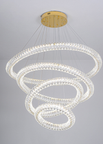 Modern Round Ring Crystal Chandelier