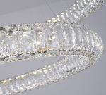 Modern Round Ring Crystal Chandelier