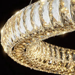 Modern Round Ring Crystal Chandelier
