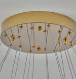 Modern Round Ring Crystal Chandelier
