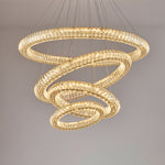 Modern Round Ring Crystal Chandelier