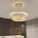 Modern Round Ring Crystal Chandelier