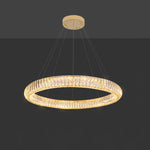 Modern Round Ring Crystal Chandelier
