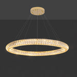 Modern Round Ring Crystal Chandelier