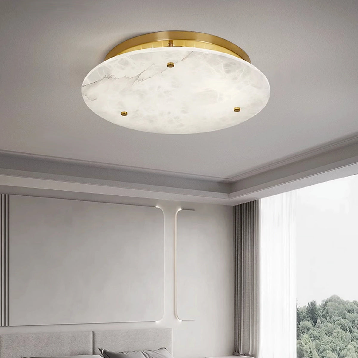 Sangrid Alabaster Ceiling Light