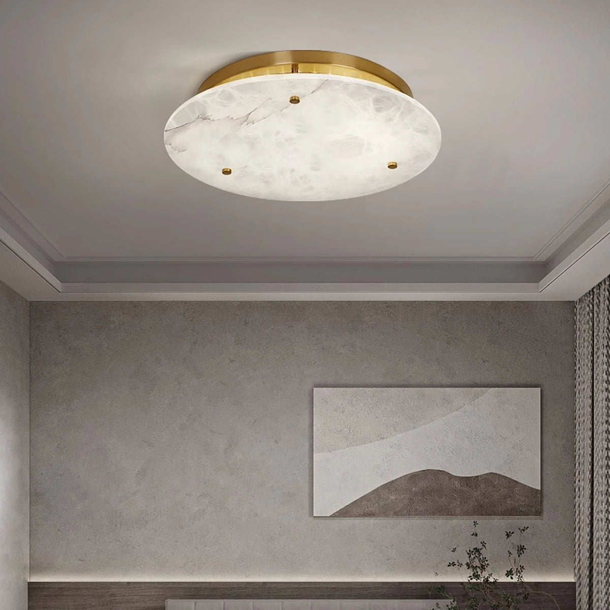 Sangrid Alabaster Ceiling Light