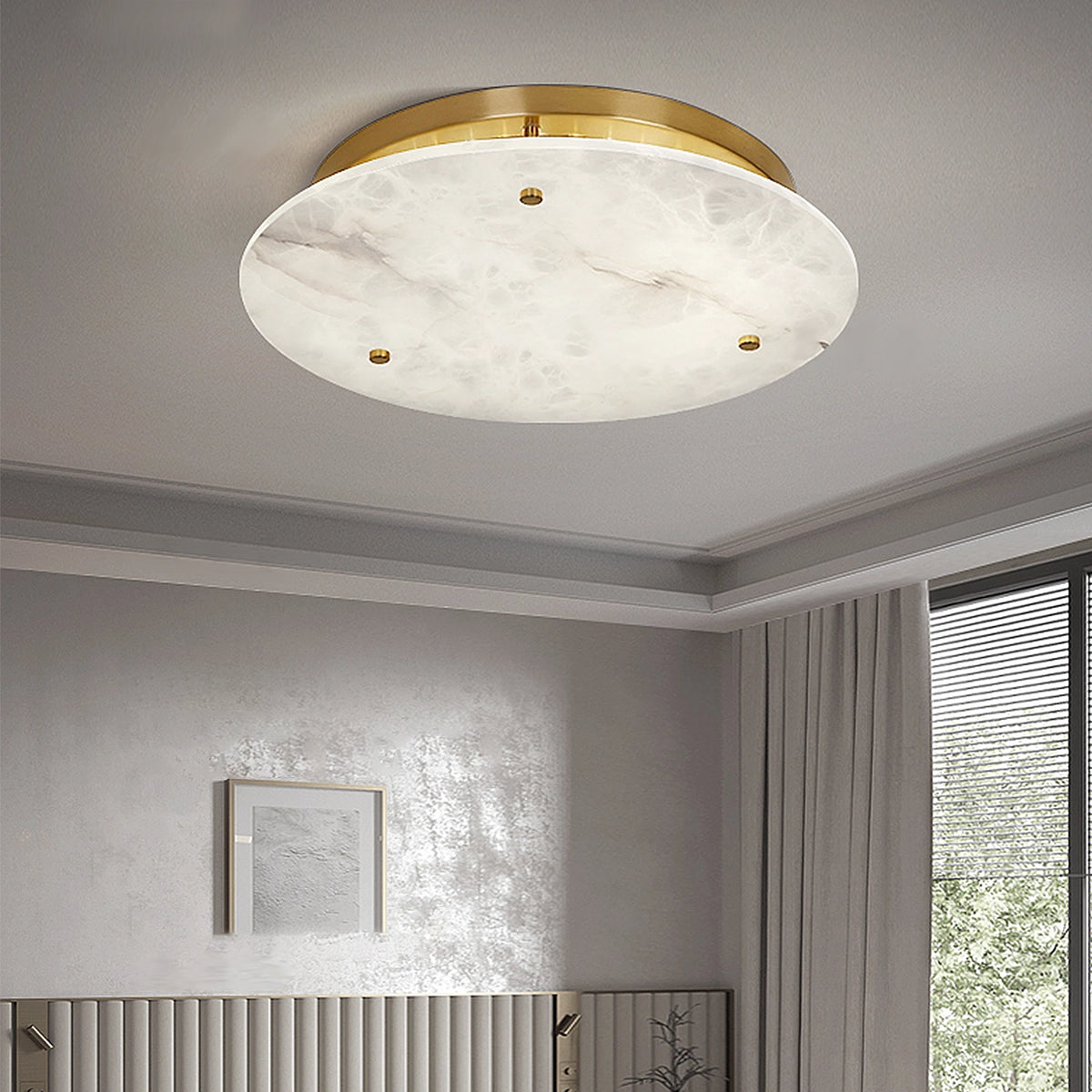 Sangrid Alabaster Ceiling Light