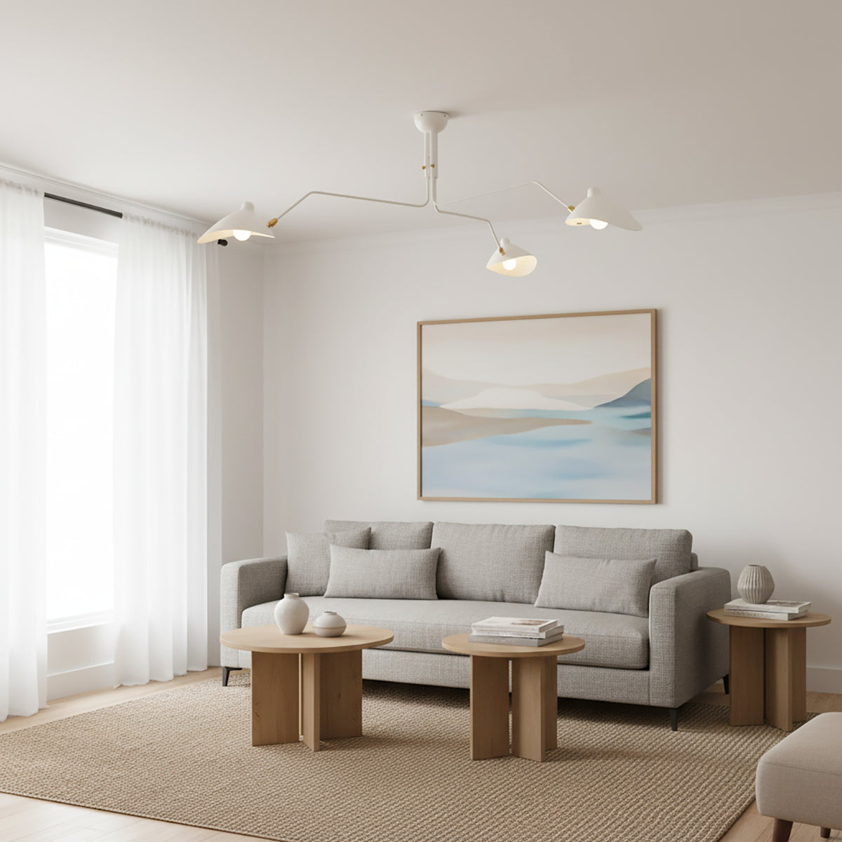 Serge Mouille Ceiling Light