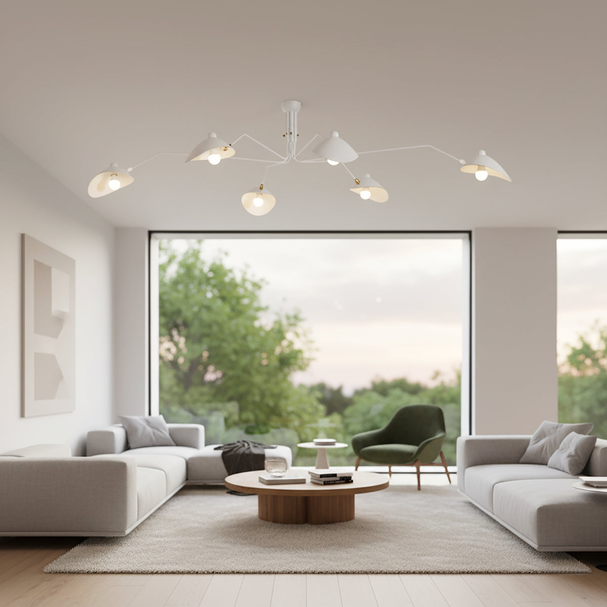 Serge Mouille Ceiling Light