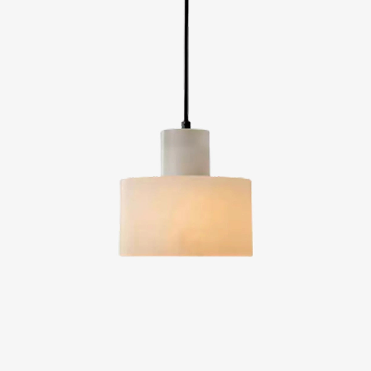 Simple Alabaster Cyls Pendant Lamp