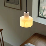 Simple Alabaster Cyls Pendant Lamp
