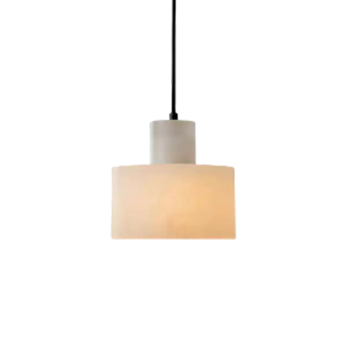 Simple Alabaster Cyls Pendant Lamp