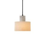 Simple Alabaster Cyls Pendant Lamp