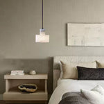Simple Alabaster Cyls Pendant Lamp