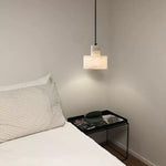 Simple Alabaster Cyls Pendant Lamp
