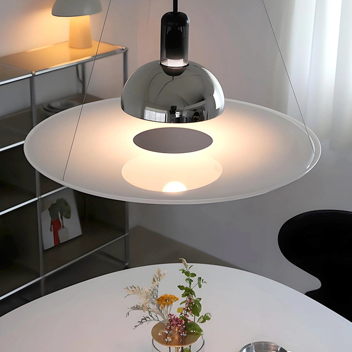 Simple Frisbi Pendant Lamp