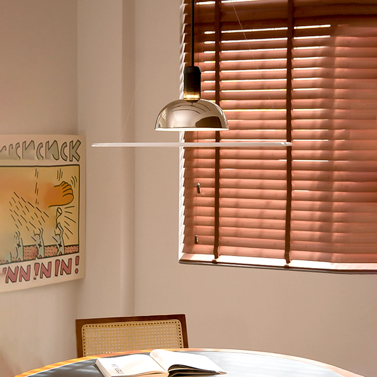 Simple Frisbi Pendant Lamp