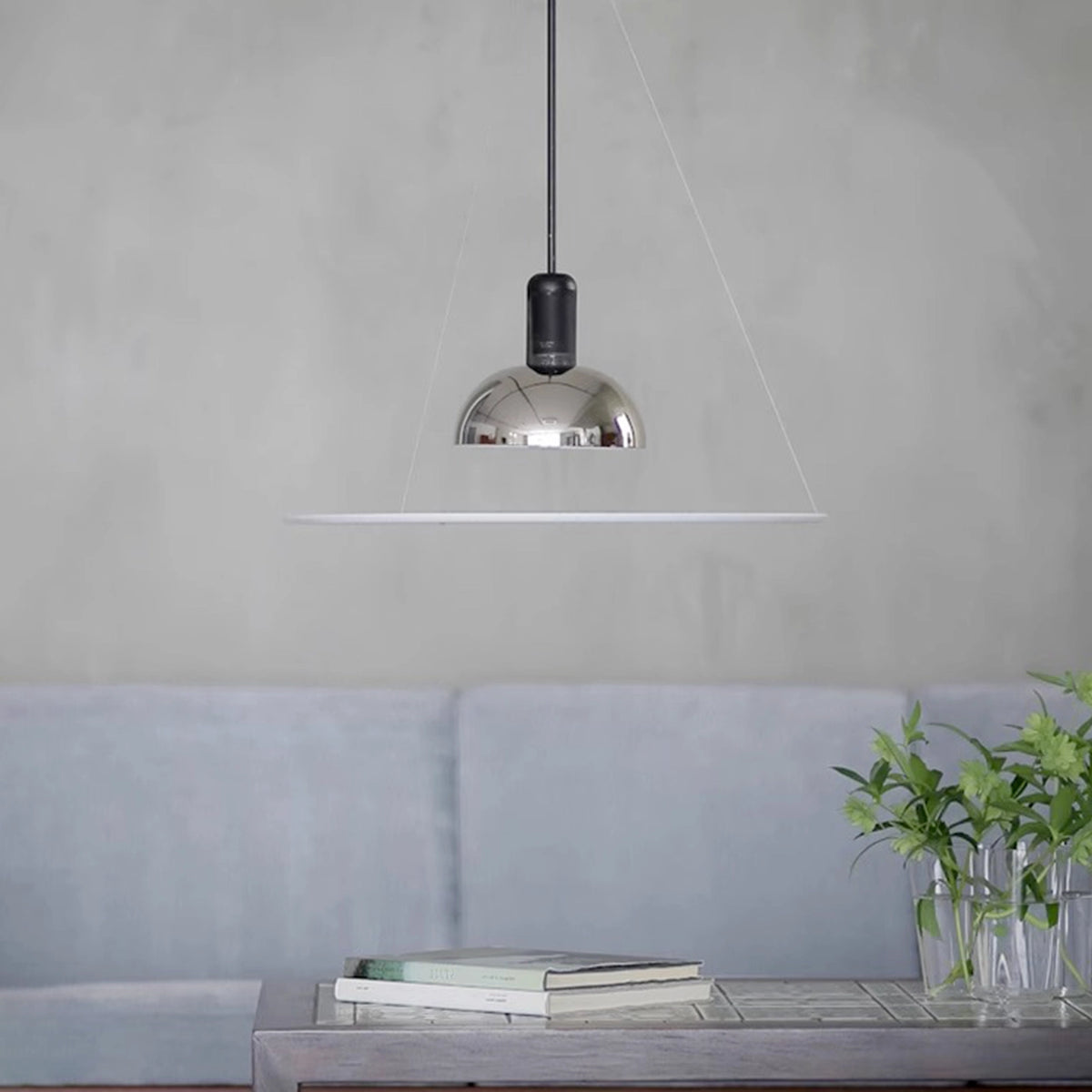 Simple Frisbi Pendant Lamp