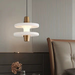 Simple LED Natural Marble Pendant Lamp