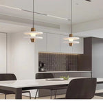 Simple LED Natural Marble Pendant Lamp