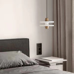 Simple LED Natural Marble Pendant Lamp