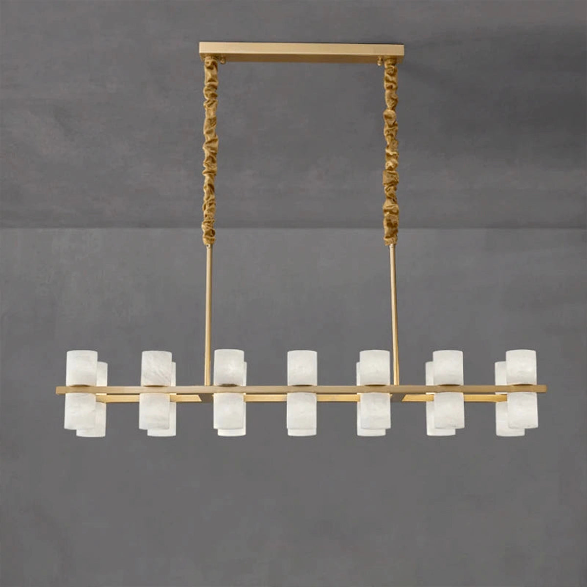 Simple Tabitha Alabaster Chandelier