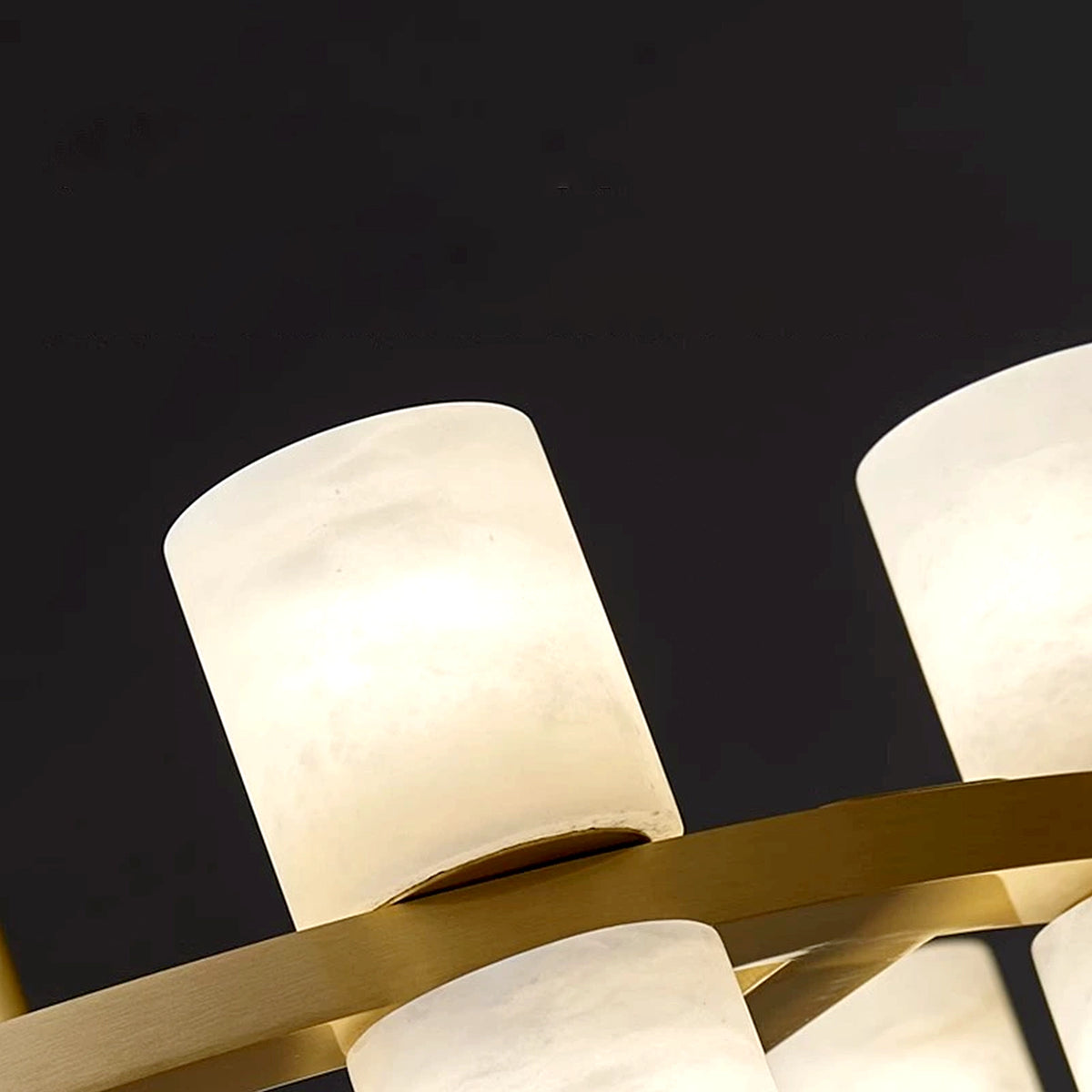 Simple Tabitha Alabaster Chandelier