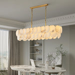 Simplicity Multi-Layer Alabaster Chandelier