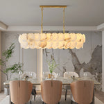 Simplicity Multi-Layer Alabaster Chandelier