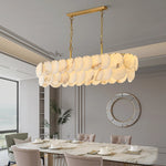 Simplicity Multi-Layer Alabaster Chandelier