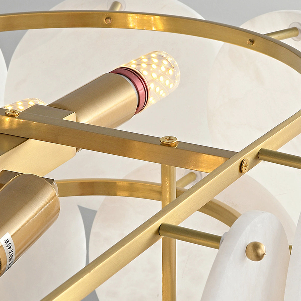 Simplicity Multi-Layer Alabaster Chandelier