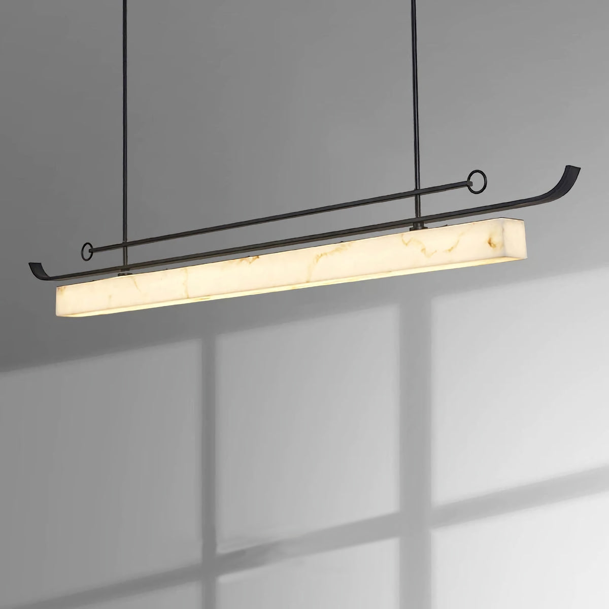 Single-line Lmitation Marble Pendant Lamp