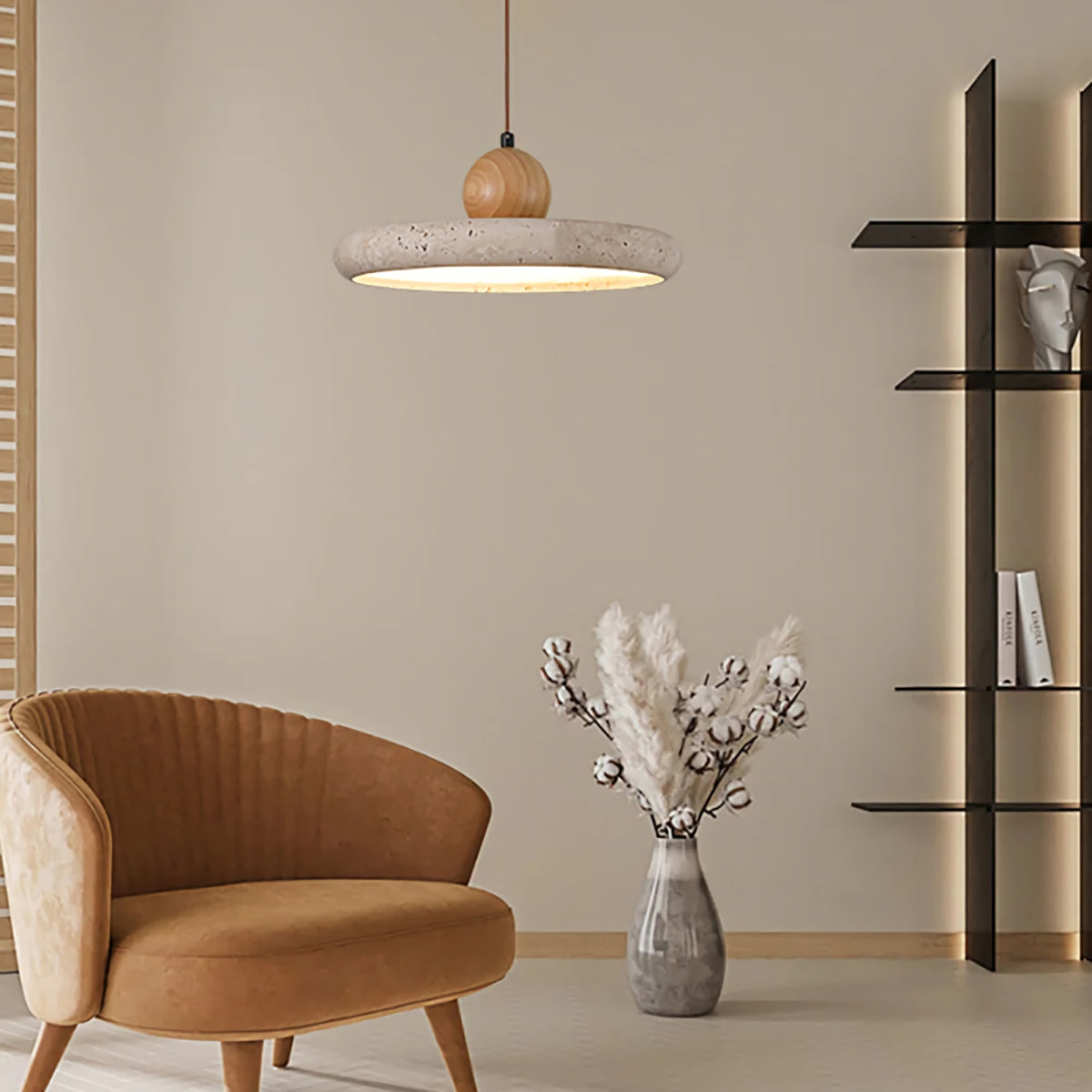 Siyane Travertine Pendant Lamp