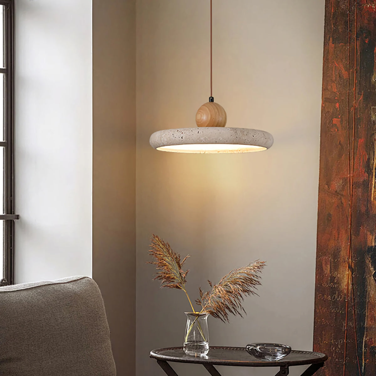 Siyane Travertine Pendant Lamp