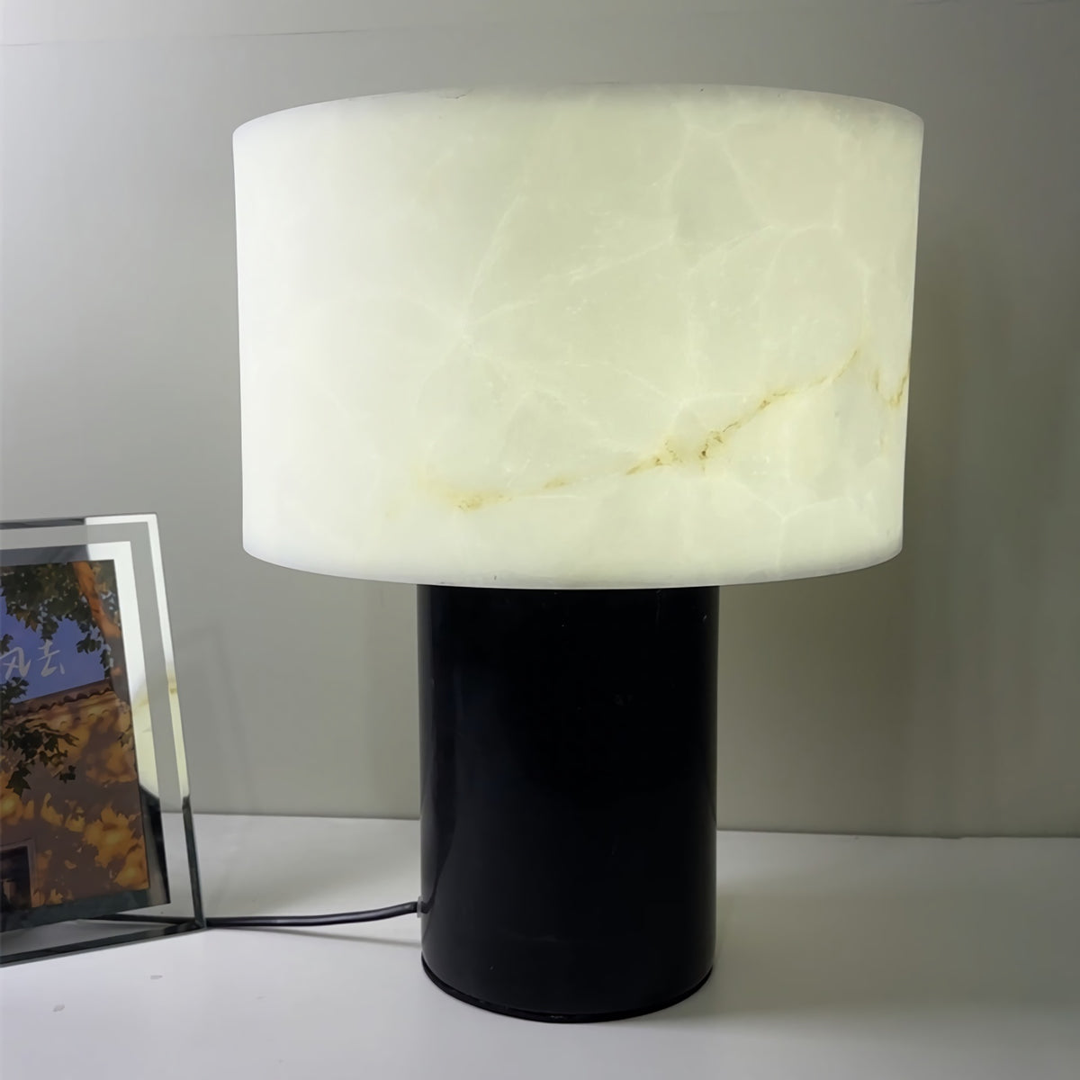 Solid Cylindrical Table Lamp