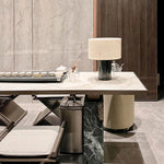 Solid Cylindrical Table Lamp