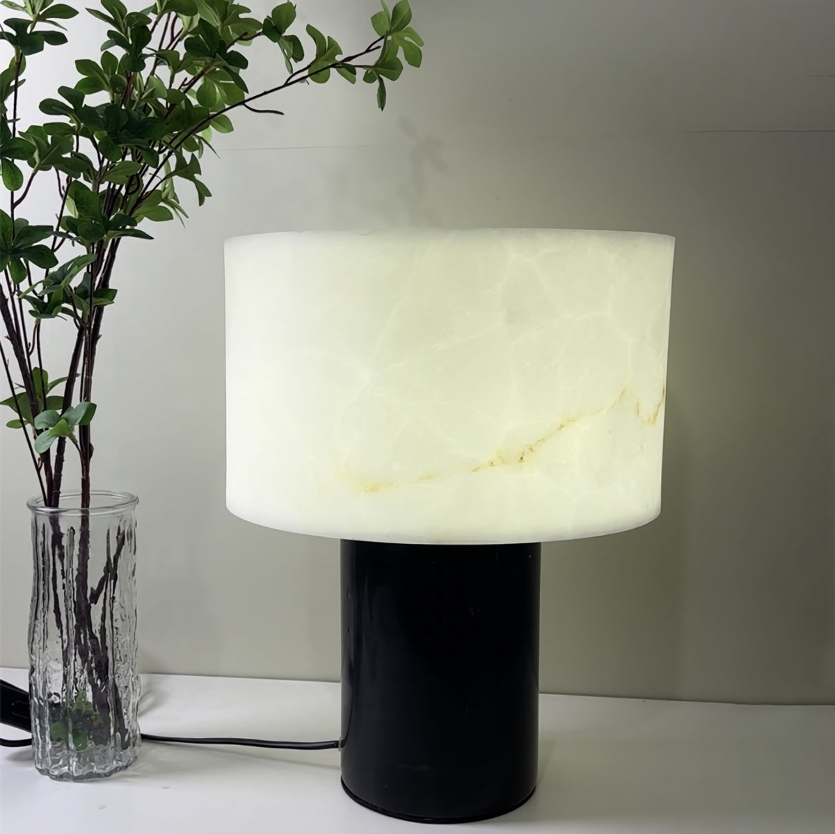 Solid Cylindrical Table Lamp