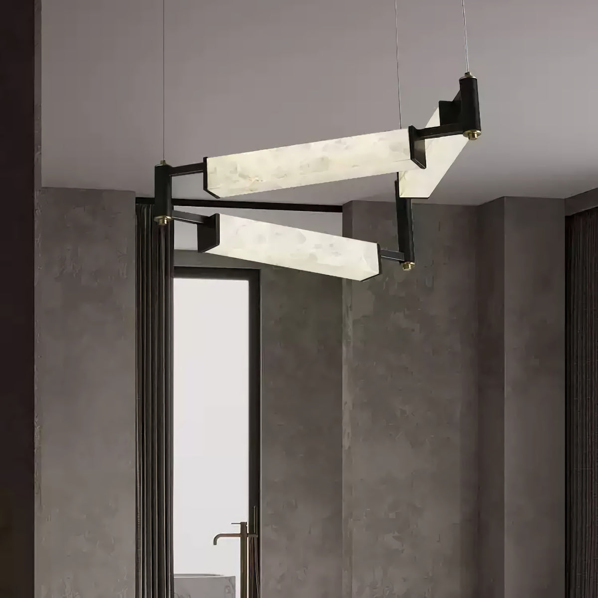 Spain Alabaster Modern Dining Room Chandeliers