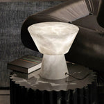 Conical Alabaster Table Lamp