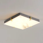 Square Alabaster Ceiling Light