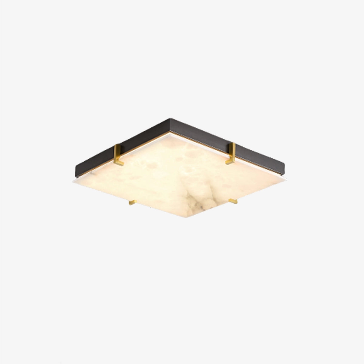 Square Alabaster Ceiling Light