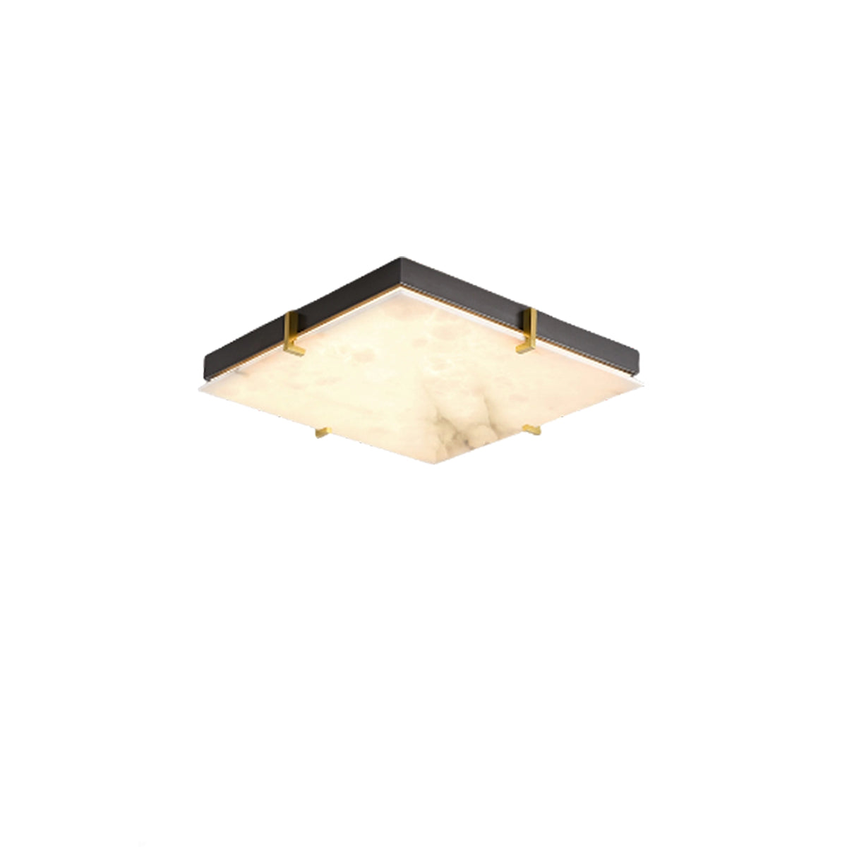 Square Alabaster Ceiling Light