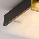 Square Alabaster Ceiling Light