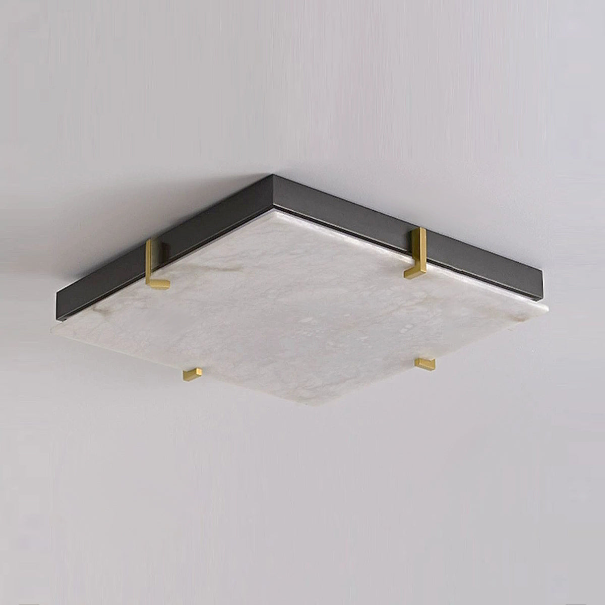 Square Alabaster Ceiling Light