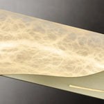 Square Column Long Marble Chandelier