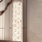 Stacked Alabaster Floor Lamp