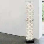 Stacked Alabaster Floor Lamp
